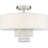 Paralimni Fabric Semi Flush Mount