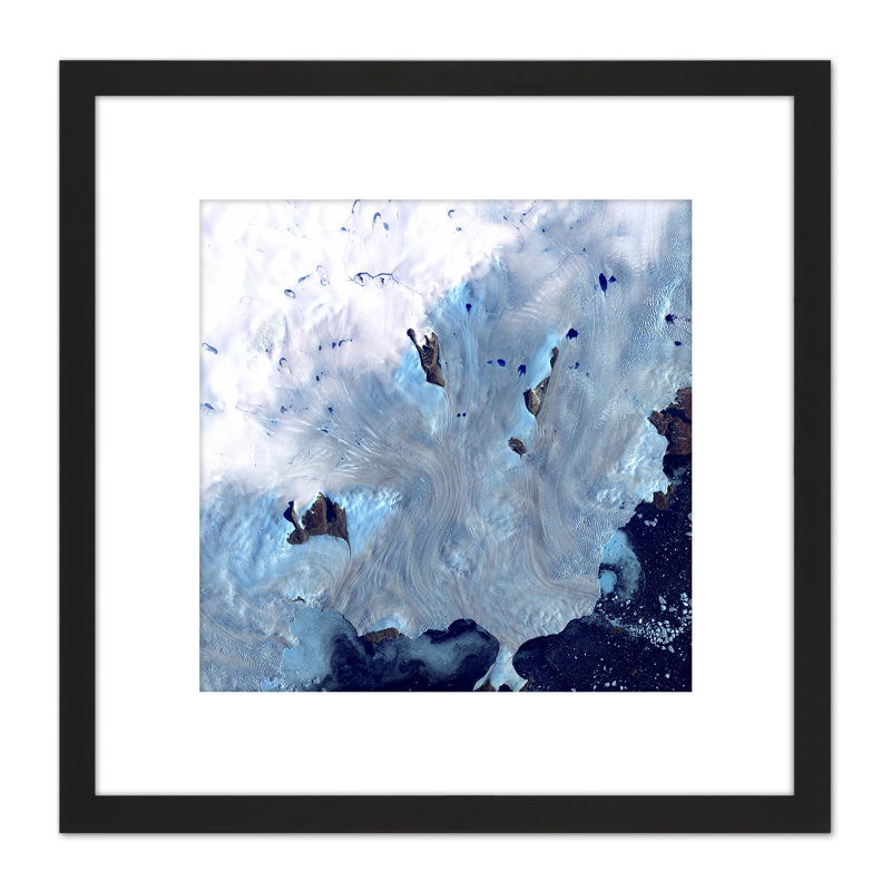 Abstract Snow Mountains Ocean - Single Picture Frame Painting