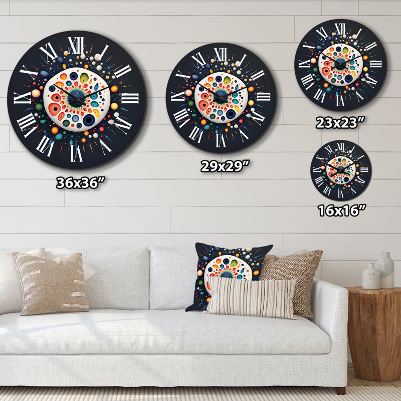 Horloge murale Serendipity Mysticisim Of Mind Spiritual Art IV, Petit