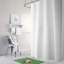 Tapis pour salle de bain en mousse à mémoire de forme père noël fleur de lis