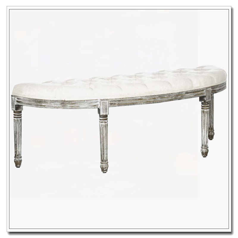 Banc de bout de lit capitonné
