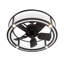 Smythe Craftsman LED Downrod Ceiling Fan