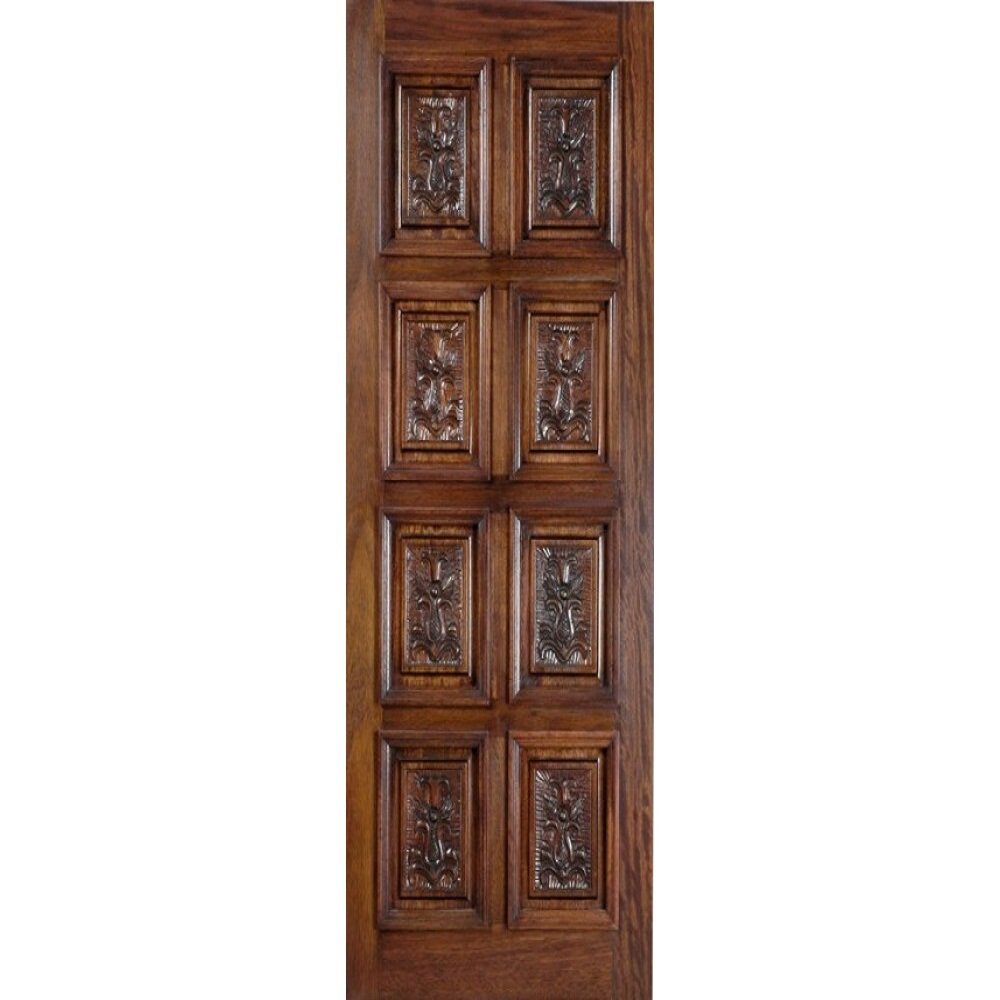 ETO DOORS CORP. 36'' x 80'' Solid Wood Paneled Unfinished Standard Door ...