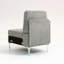 Module de siège modulaire sans accoudoirs, canapé modulaire en velours côtelé, fauteuil d'appoint modulaire sans accoudoir avec coussin de dossier-464849316