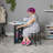 Sewing Table with Swingout Storage Panel-108201507