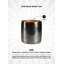Vase en nickel noir Orren Ellis Sleek