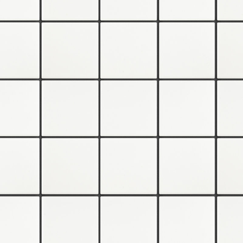 Porcetile 11.82 in. x 11.82 in. Squares Matte Porcelain Mosaic Wall and Floor Tile