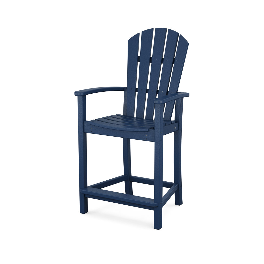 POLYWOOD Palm Coast Counter Chair POLYWOOD® Frame 