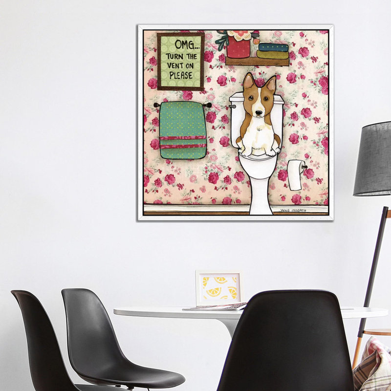 Turn Vent On by Jamie Morath - Print on Canvas, 93.98cm H x 93.98cm W x 3.81cm D, White Floater Framed