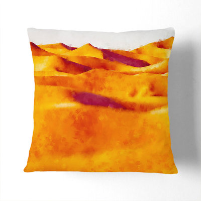 Sand Dunes of Iran Scatter Cushion