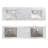 72'' Double Bathroom Vanity Top  With Engineered Stone Countertop   