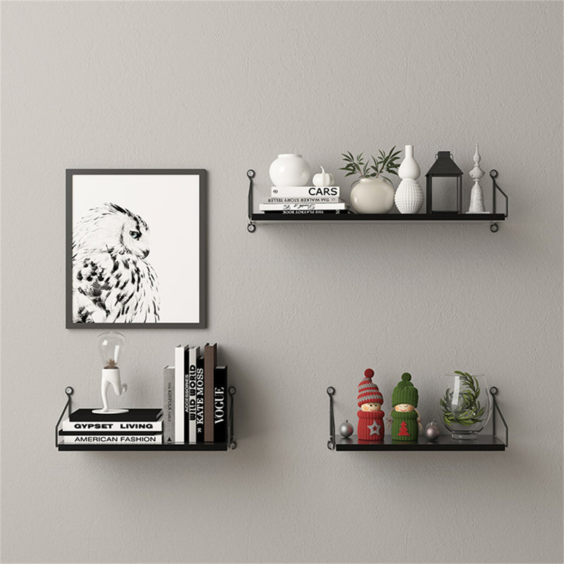 Wood Floating Shelf, 2.75" H x 23.62" W x 7.87" D