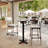 Commercial HPL Tabletop With Bar Height Crisscross Base-156453021-156453023