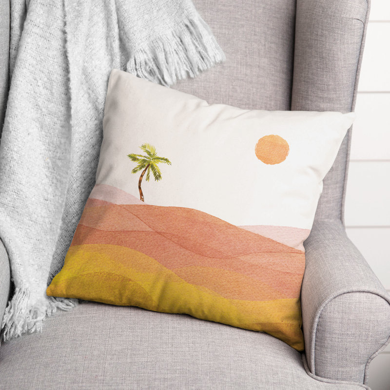 Abstract Throw Pillow