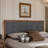 Kaeyla Adjustable King Size Dark Gray Upholstered Headboard, 58.25" H X 78.03" W X 0.9" D-859447844-859447851