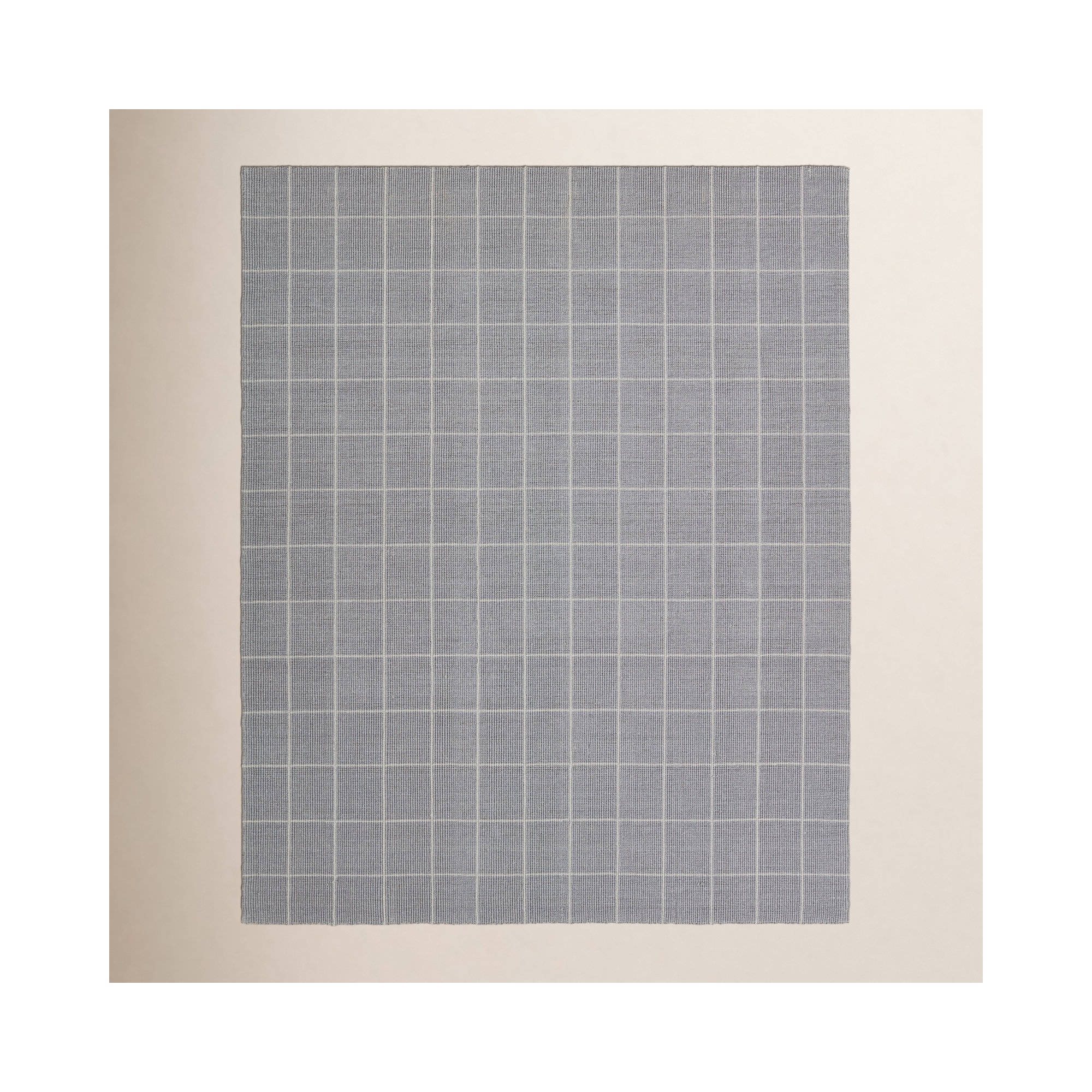 Handmade Silver/Gray Rug, Rectangle 10' x 14'
