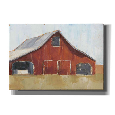 Art mural sur toile Rosalind Wheeler «Rustic Red Barn I» par Ethan Harper
