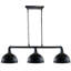 Stronach 3 - Light Black Pendant