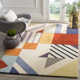 Tripoli Hand Tufted Wool Ivory/Multi Rug
