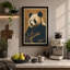 Panda Portrait Japandi 1 Piece Wrapped Canvas Wall Art-65657803-65657845