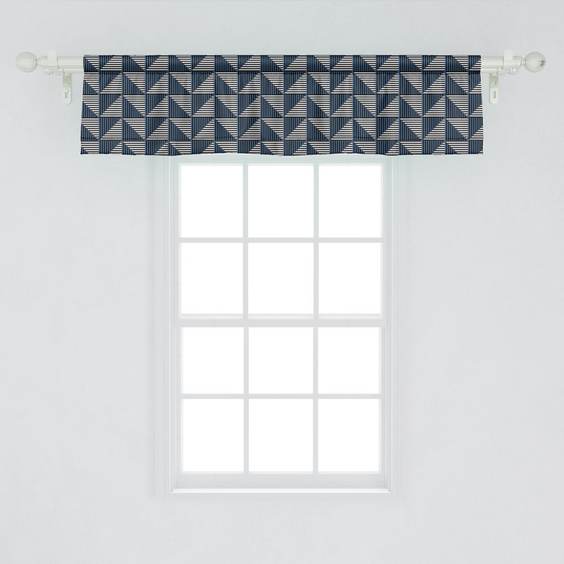 Ensemble de 2 cantonnières triangulaires Ambesonne