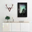Northern Lights over the Forest - Wrapped Canvas-56645496