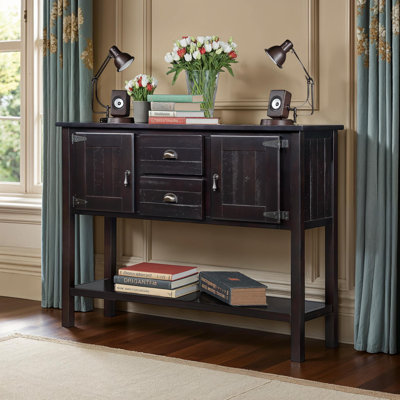 Afore 48'' Solid Wood Console Table with Drawers & Cabinets