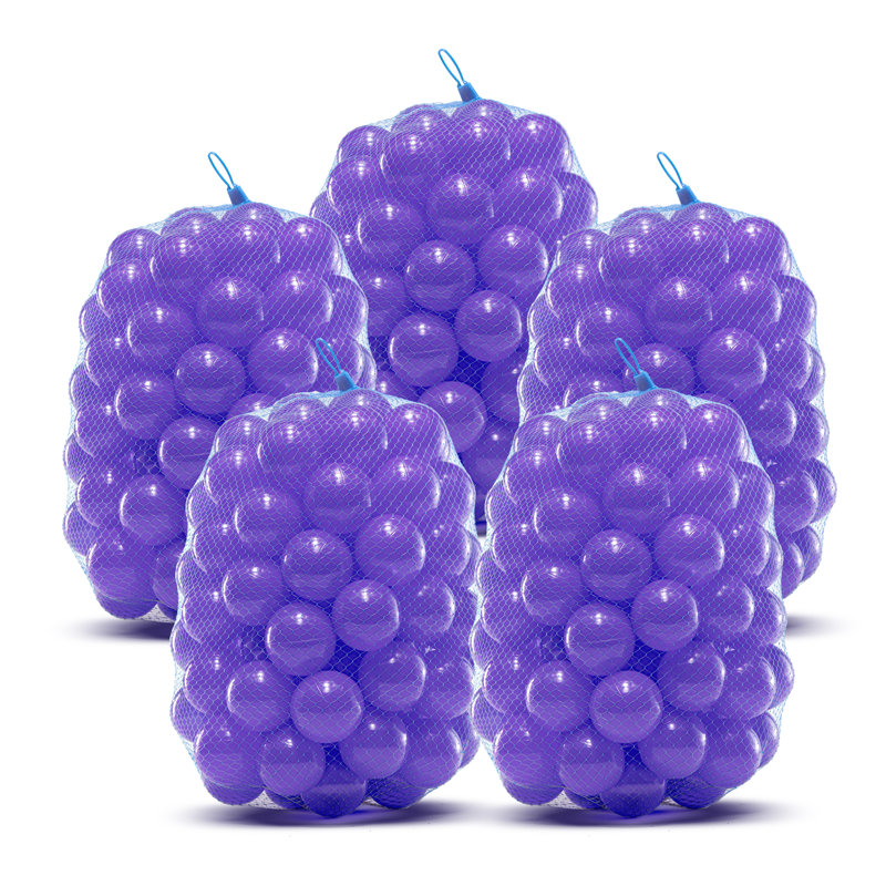 Boules de trampoline en plastique Machrus Upper Bounce Crush Proof, Mauve, 500