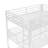 Queen Over Queen Over Queen Bunk Bed, Metal Triple Bunk Bed With Safety Guardrails, Heavy-Duty Bunk Bed With Noise-Reduced Design, White-1685476722-1685476716