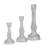Set of 3 12.05 " Glass Candlestick