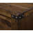 Rustic Style Two-Drawer Nightstand with Centre Glide