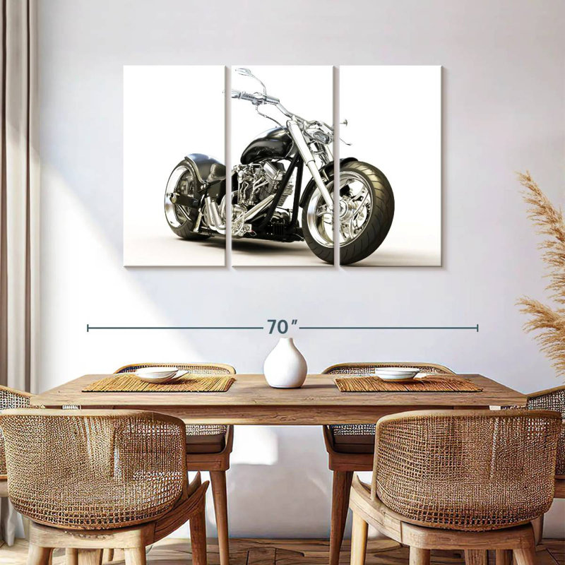 Moto rétro Mehar, H 36 po x l 57 po