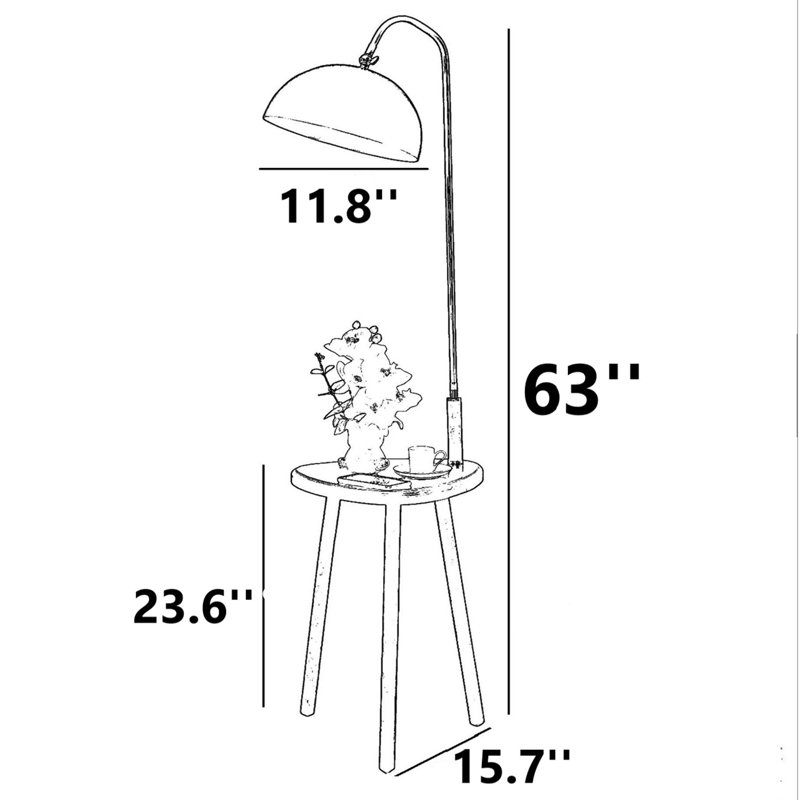 Manita 62.99'' Novelty Floor Lamp