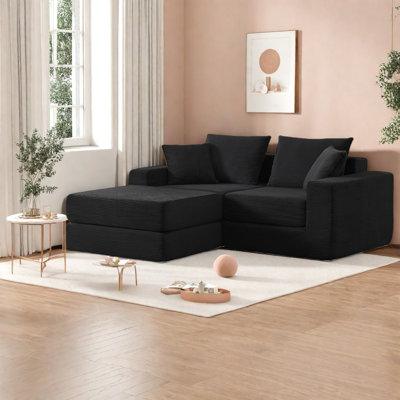 Cozy Modular Sectionals With Foam Support, Modern Design For Compact Spaces