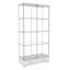 Vitrine moderne en verre avec lumières DEL, 4 tablettes et 2 grands tiroirs pour un rangement sécuritaire et élégant.-122751219