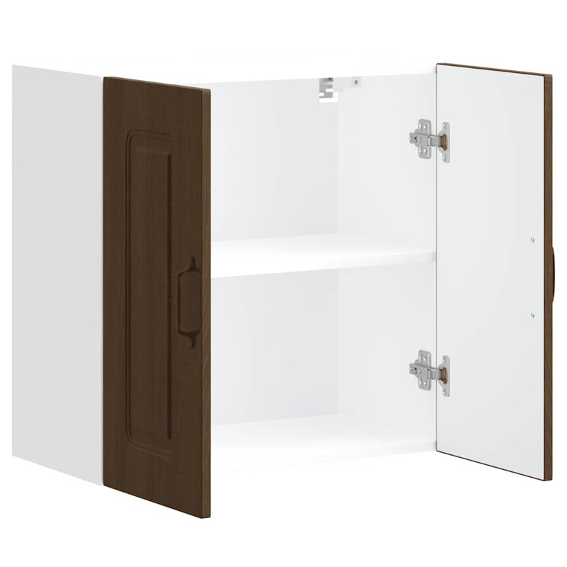 Armoire murale de cuisine vidaXL, H 23,6 po x l 23,6 po x P 12,2 po, Chêne brun