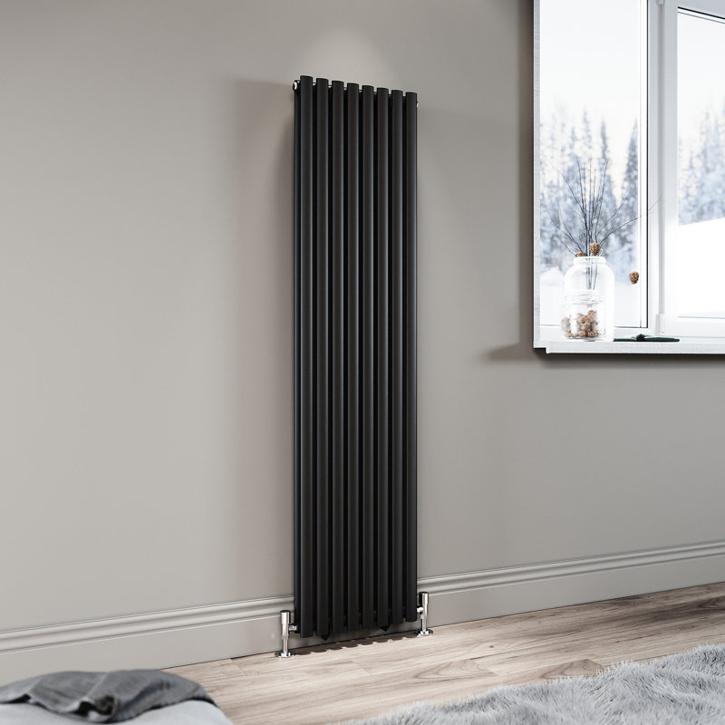 Blau Horizontal Designer Radiator, 160cm H x 45.7cm W x 10.9cm D
