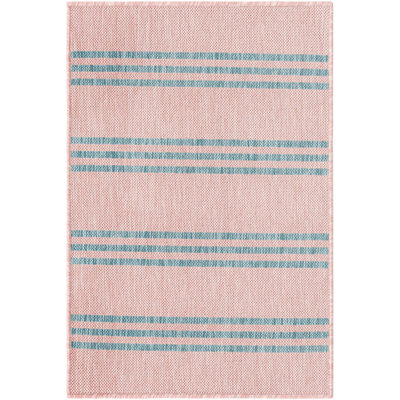 Outdoor Destiny Area Rug Pink Color