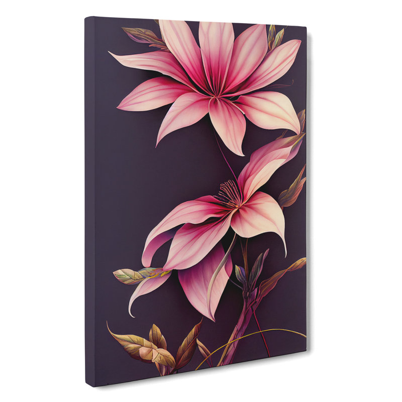 The Spectacular Flowers - Wrapped Canvas, 50cm H x 35cm W x 3cm D
