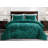 Diamond Stitch Reversible Plush Distressed Velvet Quilt Set-1957871839-1963264249
