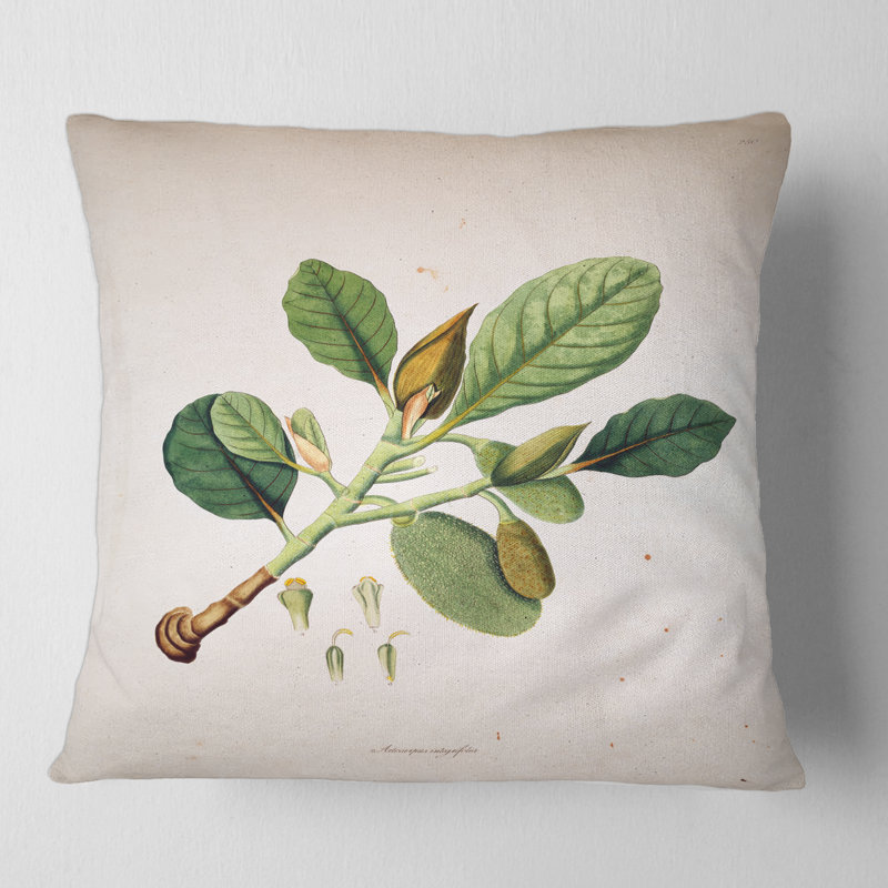 Coussin rétro London Plants I - Farmhouse, 18" x 18"