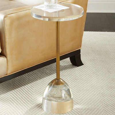 Pedestal End Table by Everly Quinn