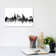 Warsaw, Poland In Black And White by Michael Tompsett - Wrapped Canvas Gallery-Wrapped Canvas Giclée