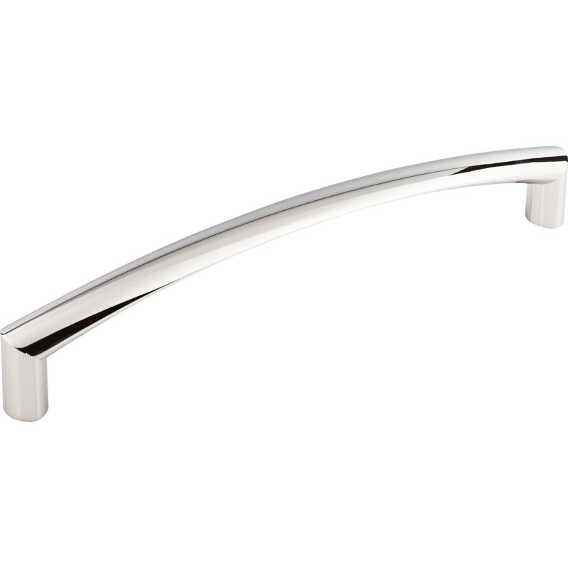 Griggs Bar Pull, Polished Chrome, 12" Center to Center