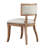 Madison Park Signature Marie Natural Upholstered Split-Back Dining Chairs with Curved Wood Frame-113397434