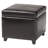 Leitch Faux Leather Ottoman-16388068