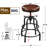 Palmquist Swivel Upholstered Adjustable Height Counter Stool with Metal Frame-282416933