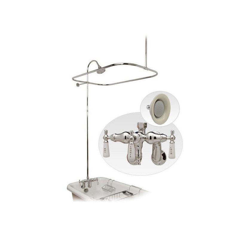 Complete Shower System with Rough in-Valve, Chrome