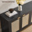 61.5" W Manufactured Wood TV Stand with Adjustable Shelves -1543517148