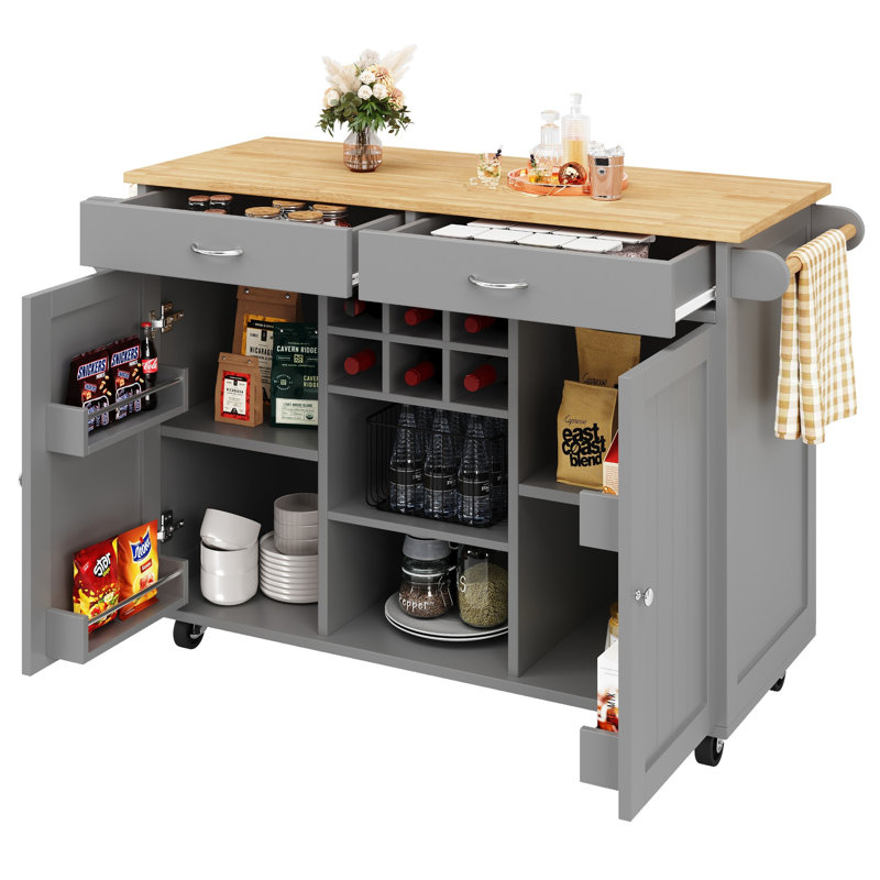 Wood Kitchen Island